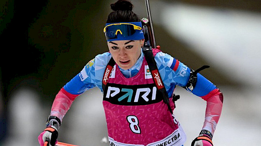Ямальская биатлонистка Лариса Куклина выиграла гонку преследования на Кубке России