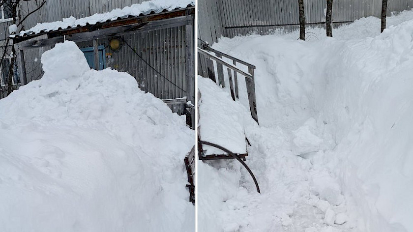 Глава Губкинского проверит работу управляющих компаний по уборке снега с крыш. ВИДЕО