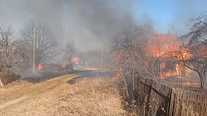 Школьник устроил ландшафтный пожар в поселке Боровском 