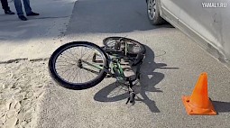 Водитель иномарки сбил девятилетнего велосипедиста в Губкинском. ВИДЕО
