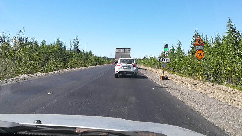 Автолюбители столкнутся с препятствием на главной ямальской трассе 