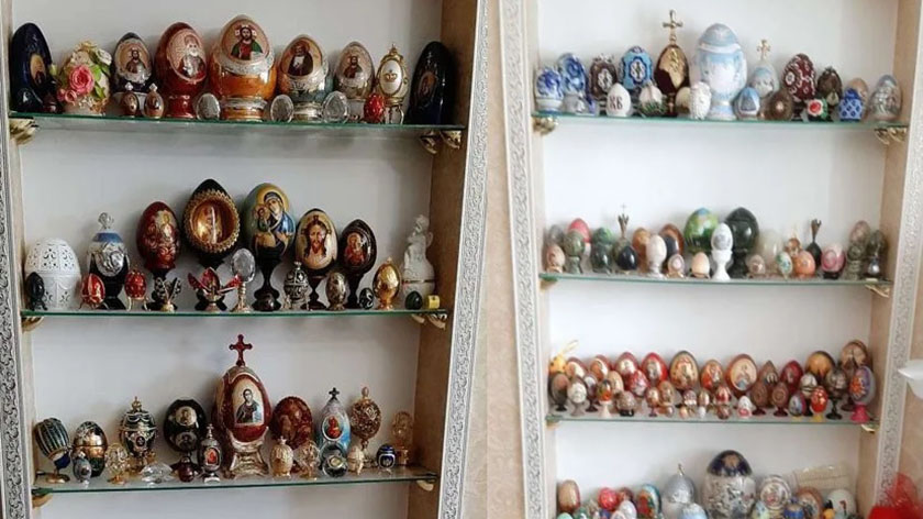 Тюменец за полмиллиона рублей продаёт коллекцию пасхальных яиц