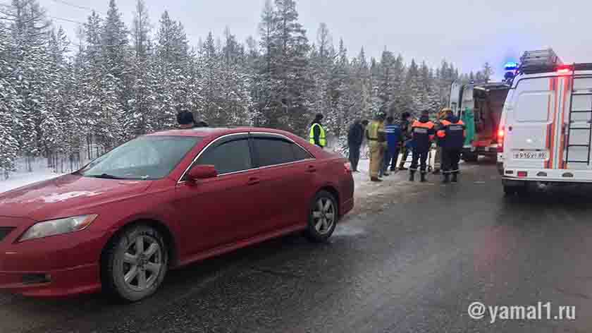 Водитель легковушки сбил инспектора ГИБДД на трассе под Ноябрьском. ФОТО