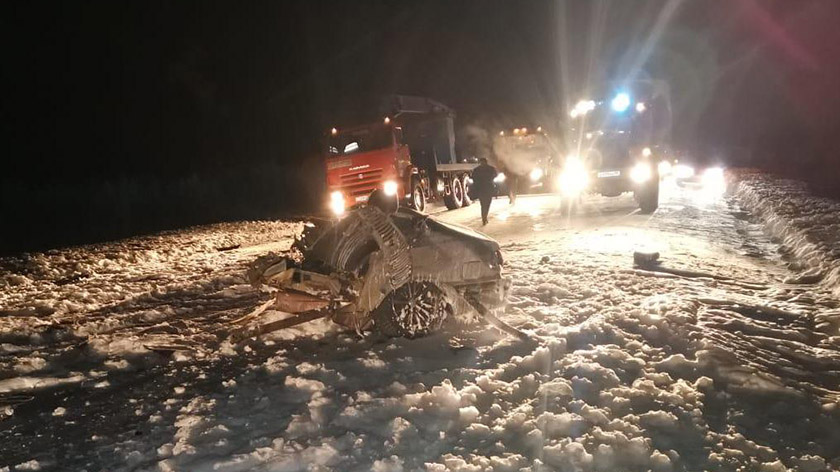 В аварии на трассе под Ноябрьском погиб человек 