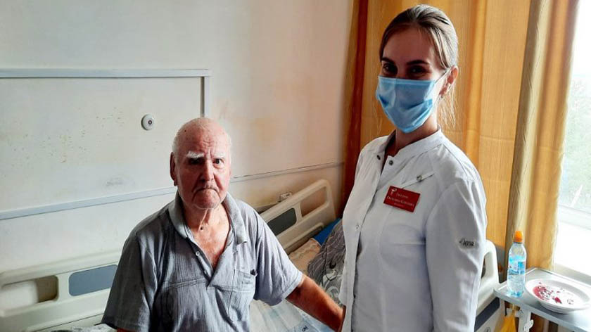 Тюменские врачи спасли пережившего инсульт ветерана