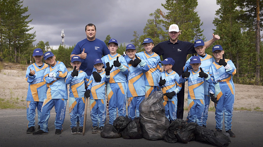 Воспитанники мотоклуба «Газпром нефть» провели субботник 