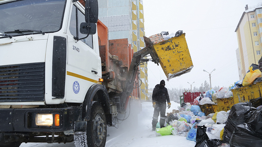 Сильные морозы помешали корректной работе мусоровозов на Ямале