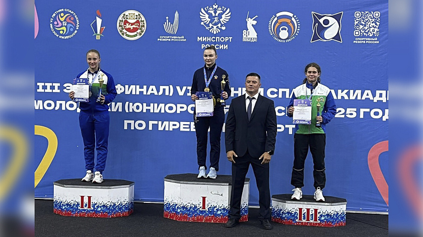 Югорские гиревики завоевали две медали на летней Спартакиаде в Абакане