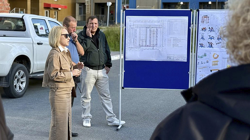 Видеонаблюдение, парковки и зелёные кроны: в Муравленко благоустроят два двора