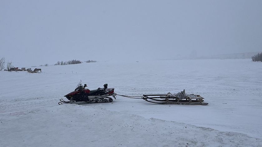 Снегоходчики попали в беду во время каслания оленей в Ямальском районе