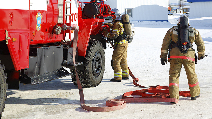 На Ямале отработали ликвидацию крупного пожара на опасном объекте