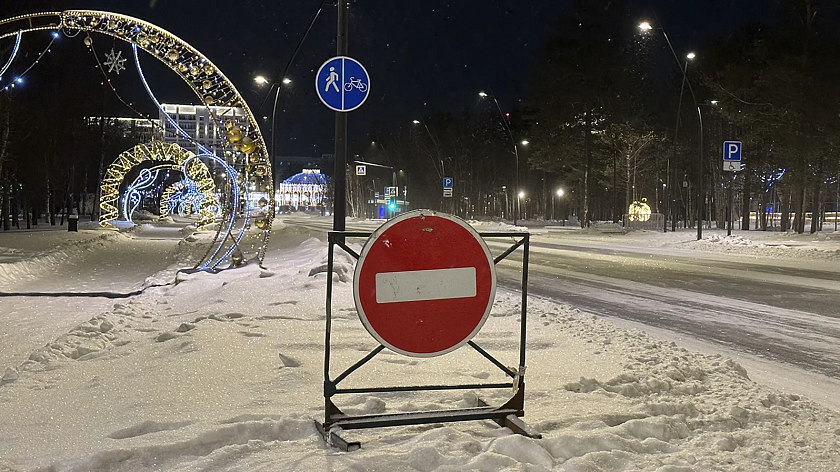 Демонтаж новогоднего убранства ограничит движение в Ноябрьске