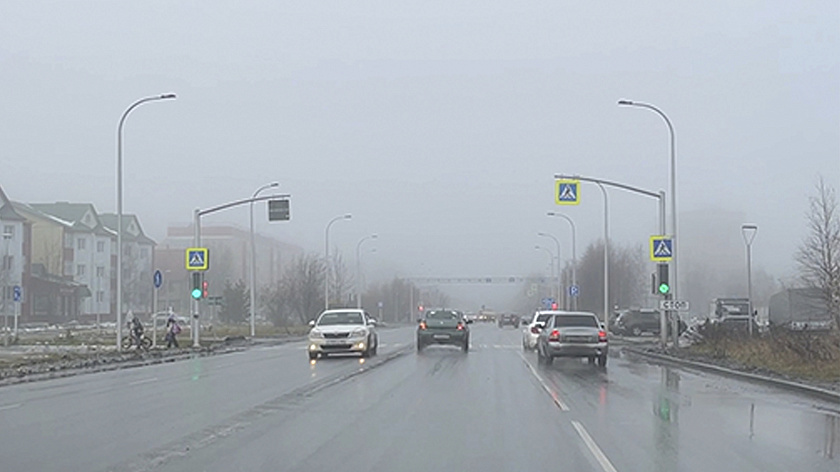 Водителей предупредили об ухудшении видимости на тюменских трассах
