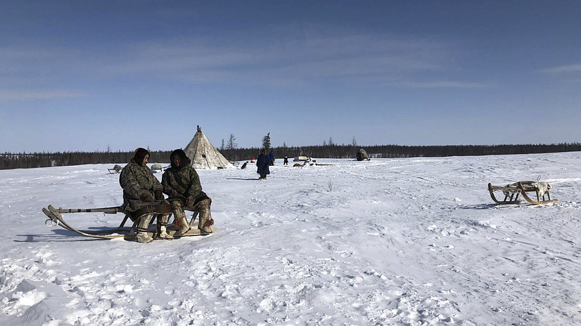 Виктор Югай открыл новый год поездкой в тундру Тазовского района