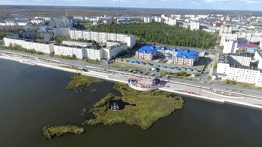 В Надыме завершили обустройство новой зоны отдыха 