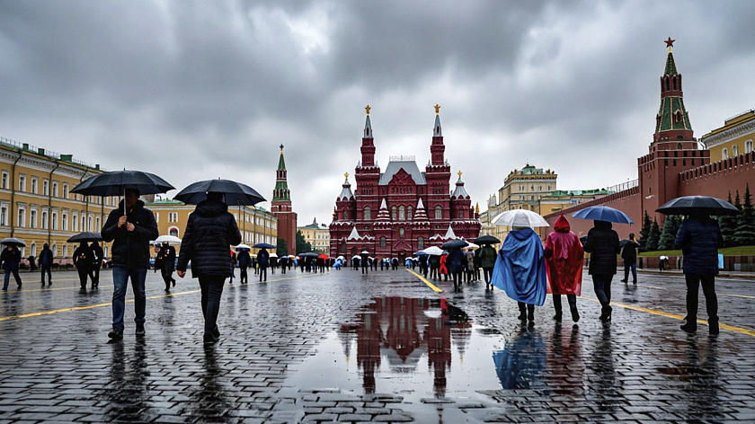 Москву накроет дождём в День Победы