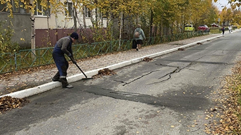 Власти Муравленко рассказали об уборке города