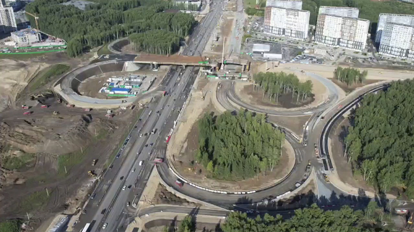 Развязку на Московском тракте в Тюмени откроют раньше срока 