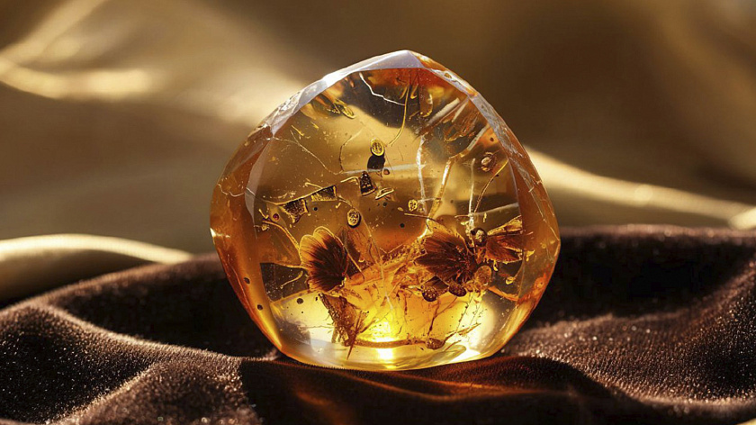 Большие янтарные камни обнаружили туристы в Калининграде