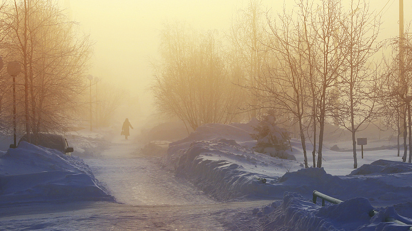 Февраль начался в Салехарде с тумана и 40-градусных морозов