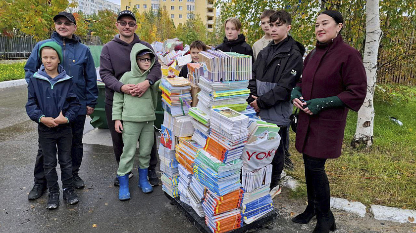 Надымчане собрали более 4700 кг макулатуры в рамках акции «БумБатл»