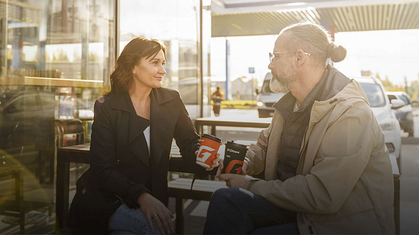 АЗС «Газпромнефть» попала в топ-3 компаний топливной розницы по продажам горячего кофе