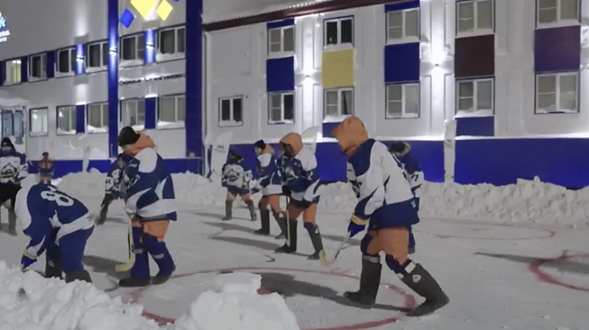 Спорт на краю земли, или Как нефтяники в -30 °C в хоккей играли