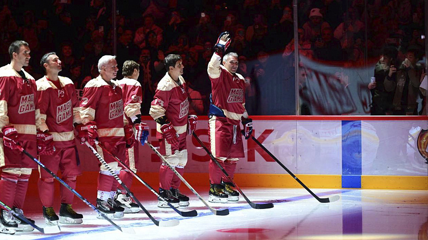 Показательный хоккейный матч The Magic Game прошел в Екатеринбурге