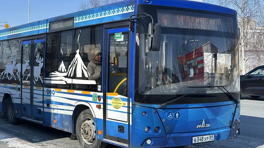 После непогоды городской транспорт Губкинского возобновил работу