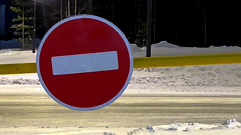 Ямальцев предупредили о временном перекрытии участка дороги граница ЯНАО — Губкинский