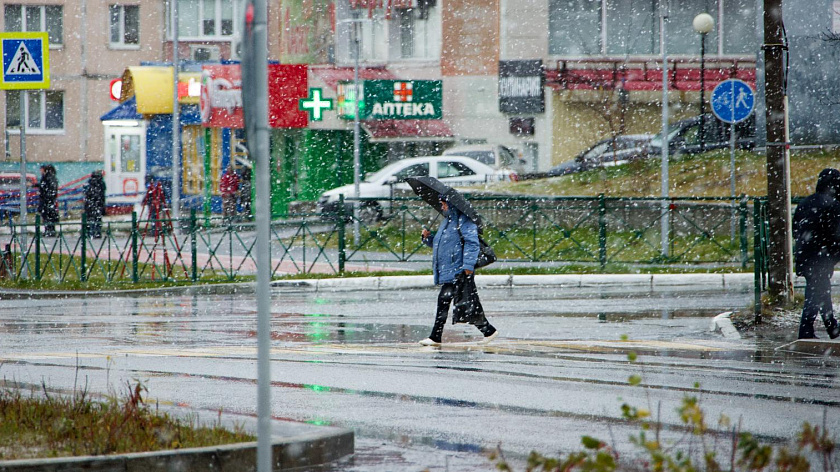  В субботу, 17 октября, на Ямале дождь, местами с мокрым снегом