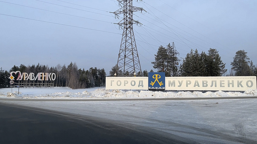 В Муравленко зафиксировали скопление транспорта