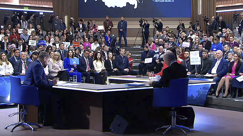 В Кремле анонсировали изменения в формате прямой линии Путина