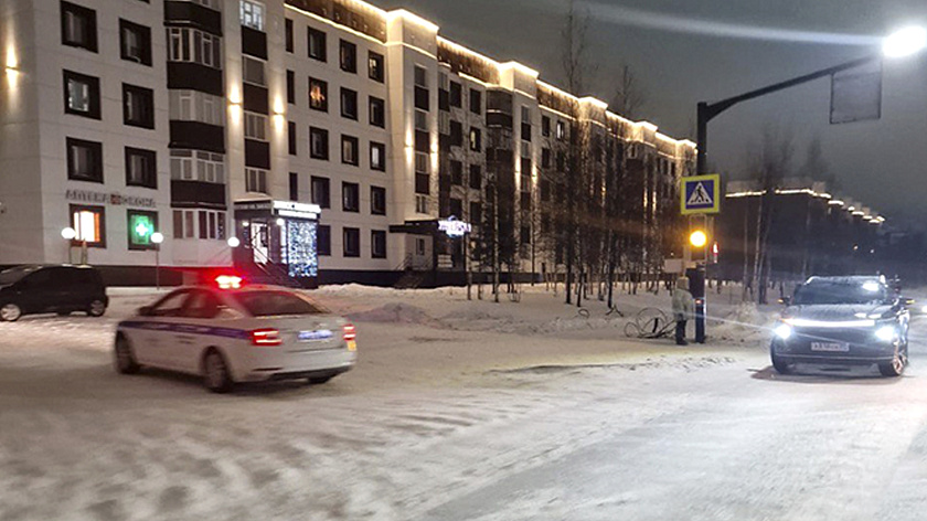 В Ноябрьске сбили женщину-пешехода