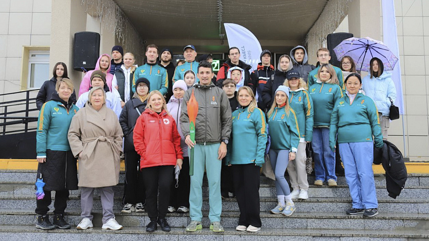 Всероссийская эстафета факела «Огонь жизни» прошла в Салехарде