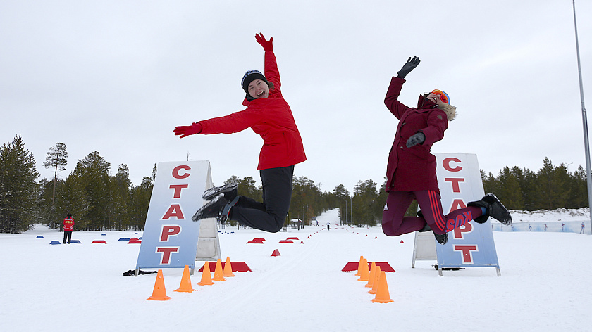 В Надыме завершили строительство канатной дороги для сноубордистов