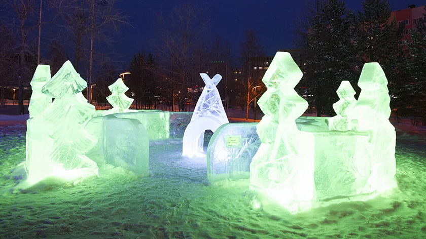 Ледовые рождественские вертепы появятся в Салехарде в конце декабря