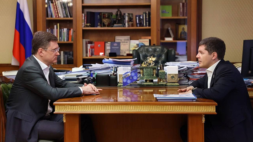 Губернатор Ямала обсудил с вице-премьером Новаком подготовку к юбилею Нового Уренгоя