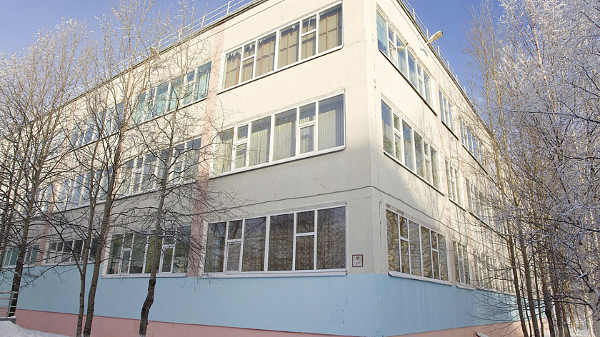 Новая школа на 550 мест в Тарко-Сале готова на 85%