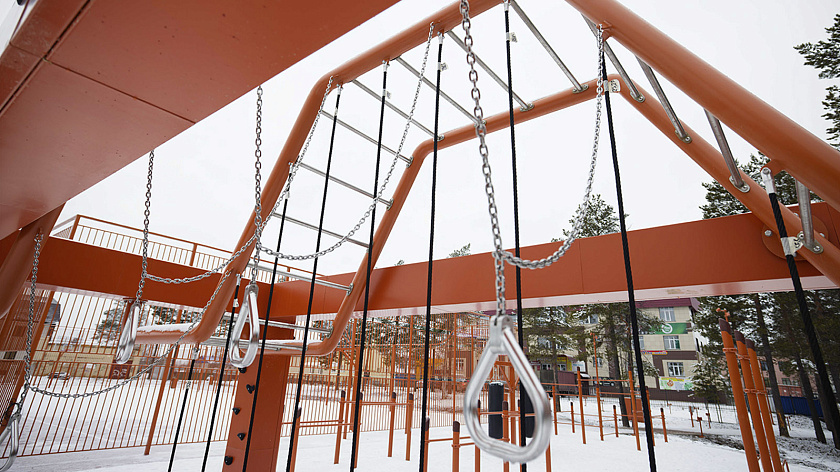 Современная площадка для сдачи норм ГТО появилась в селе Тюменской области