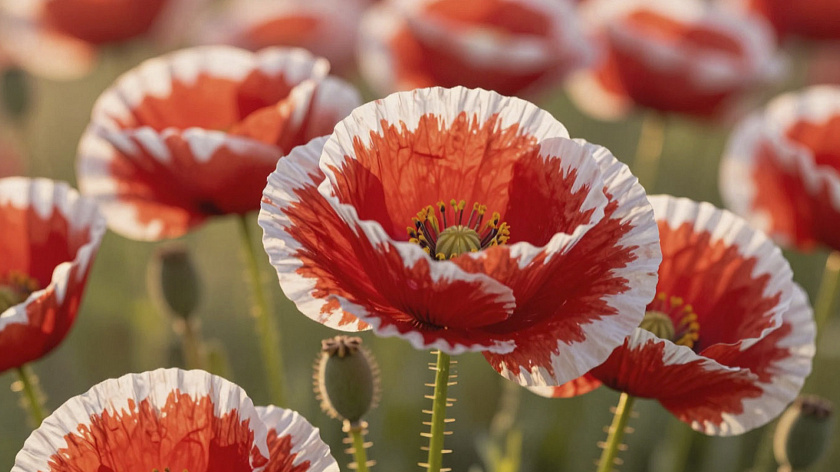 В Астраханской области раньше срока зацвели песчаные маки